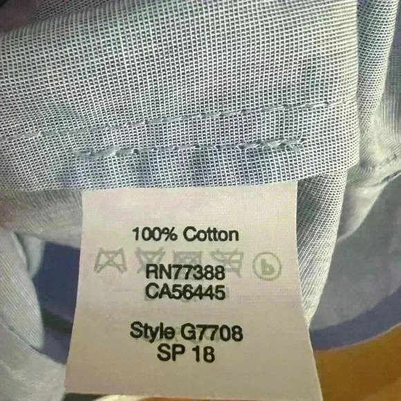 J. Crew End-on-end ruffle cotton front tank top size 4 - Picture 3 of 3